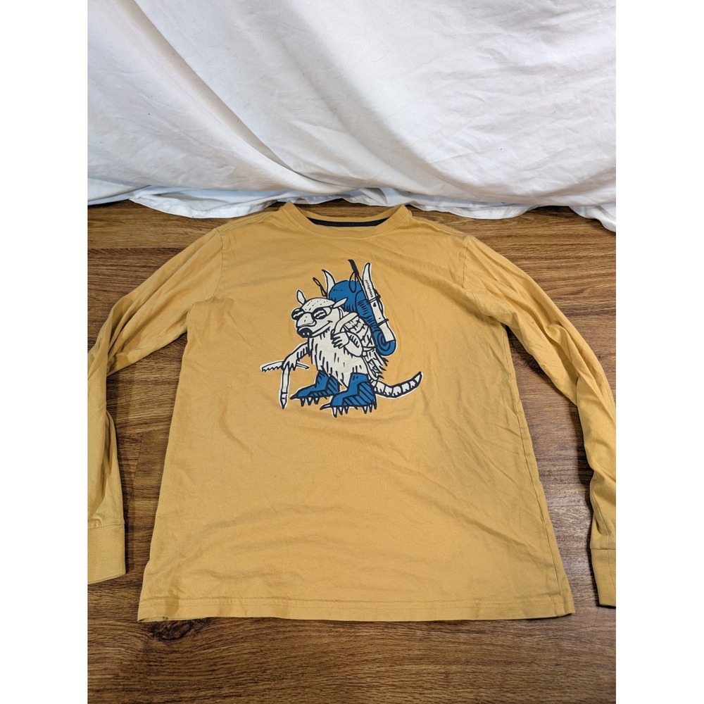 Patagonia L/s Regenerative Organic Cotton Graphic T-Shirt Mustard Yellow